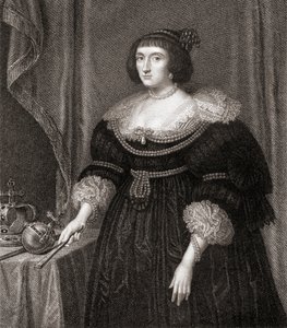 Elizabeth, Königin von Böhmen, aus Lodges British Portraits, 1823 von English School