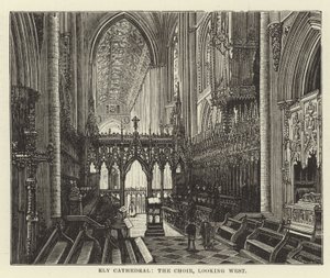Ely Kathedrale, der Chor, Blick nach Westen von English School