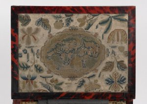 Bestickte Schatulle, ca. 1660