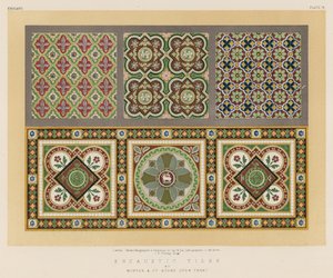 Enkaustische Fliesen von Minton und Co Stoke Upon Trent von English School