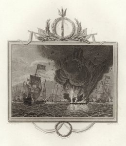 Kampf zwischen den französischen und englischen Flotten im Kanal am 10. August 1512