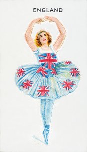 England, Zigarettenkarte, 1915 von English School