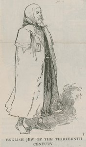 Englischer Jude des dreizehnten Jahrhunderts von English School