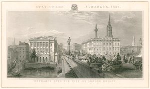 Eingang in die Stadt bei der London Bridge von English School