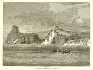 Eingang zum Hafen von Balaklawa von English School
