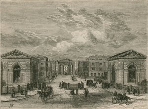 Eingang zum Euston Square Bahnhof von English School