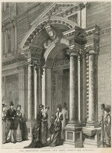 Eingang zur Grosvenor Galerie von English School