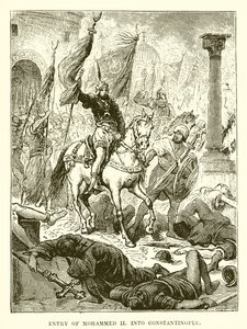 Einzug von Mohammed II. in Konstantinopel von English School