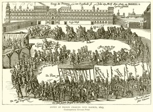 Einzug von Prinz Karl in Madrid, 1623
