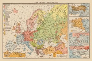 Ethnographische Karte von Europa