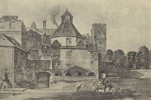 Eton College Küche, um 1780 (Gravur)