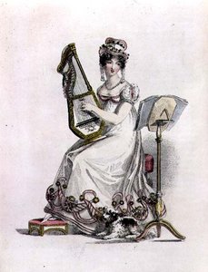 Abend-/Opernkleid, Modeplatte aus Ackermann