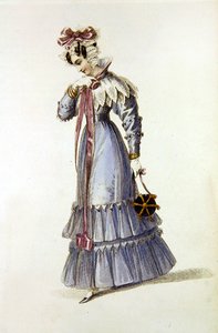 Abendkleid, Modeplatte aus Ackermann