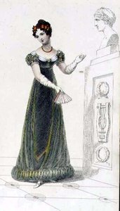 Abendkleid, Modeplatte aus Ackermann