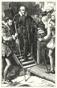 Hinrichtung von Sir Walter Raleigh von English School