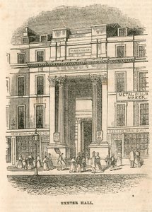 Exeter Hall, Strand, London von English School