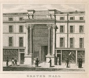 Exeter Hall, Strand, London von English School