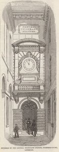 Außenansicht der zentralen Telegraphenstation, Pounders Court, Lothbury