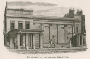Außenansicht des Regency Theaters, Tottenham Street, Tottenham Court Road, London von English School