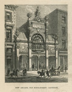 Außenansicht der neuen Arkade in der Old Bond Street von English School
