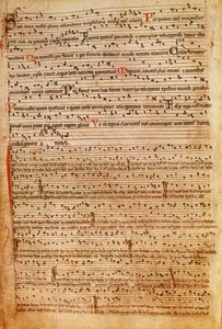 Mittelalterliche Musiknotation