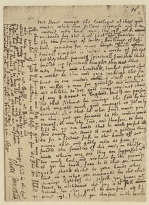 Faksimile eines Briefes von Oliver Cromwell an Mr. Storie, datiert St. Ives von English School