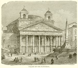 Fassade des Pantheon von English School
