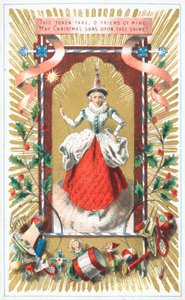 Fee-Godmother, Weihnachtskarte von English School