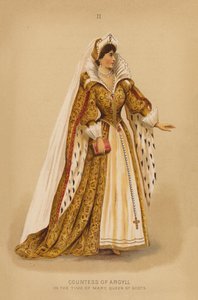 Kostüme: Gräfin von Argyll, zur Zeit von Maria Stuart von English School