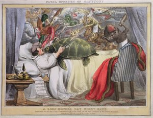 Tödliche Folgen der Völlerei, ein Albtraum des Lord Mayor