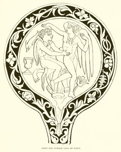 Faun und weibliche Lasa oder Fee von English School