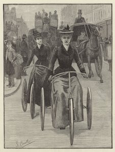 Radfahrerinnen von English School
