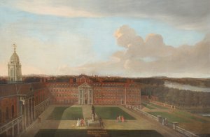 Figurenhof, um 1720
