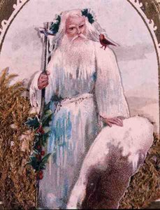 Figur des alten Winters, viktorianisch von English School
