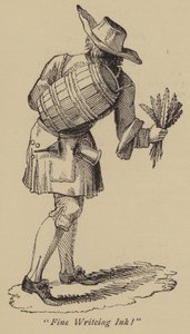 "Feine Schreibfarbe!" (Gravur) von English School