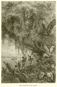 Erstes Dampfschiff auf dem Orinoco von English School