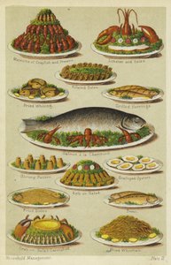 Fisch- und Meeresfrüchtegerichte von English School