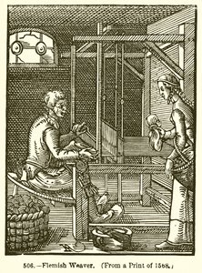 Flämischer Weber von English School