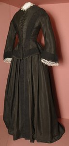 Florence Nightingales schwarze Bluse und passender Rock, ca. 1870 von English School