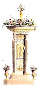 Blumenständer, Tafel 125 aus Ackermann