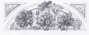 Blumendesigns, aus The Magazine of Art 1893, Cassell and Company, 1893 von English School