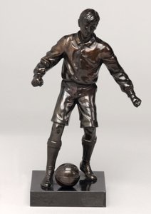 Fußballspieler, Teil eines Uhrensets