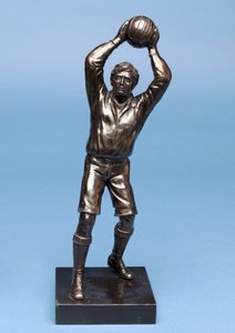 Fußballspieler, Teil eines Uhrensets