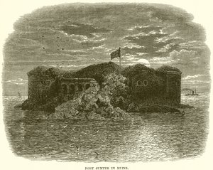 Fort Sumter in Trümmern