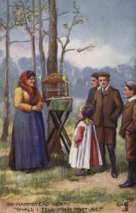 Wahrsager auf Hampstead Heath von English School