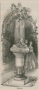 Brunnen auf einer Ausstellung der nützlichen Künste von English School