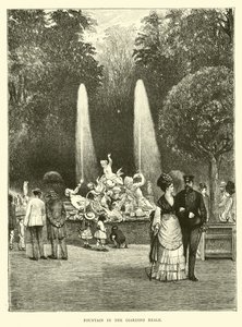 Brunnen im Giardino Reale von English School