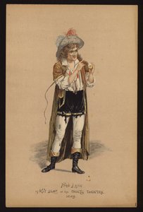 Fred Leslie, englischer Schauspieler und Sänger von English School