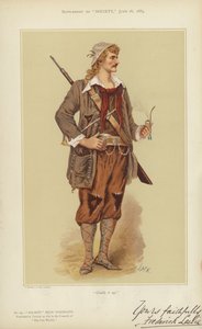 Frederick Leslie als Rip in der Komödie "Rip Van Winkle"