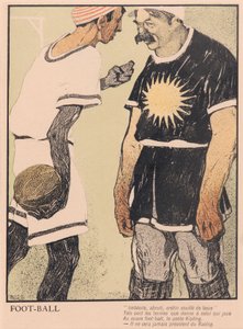 Französische Lithographie mit Kipling-Zitat von English School